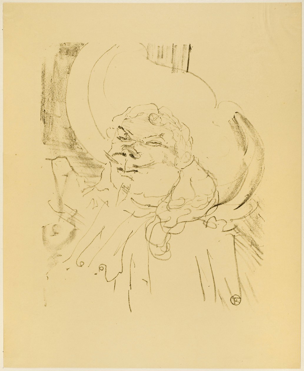 Coquelin den ældre, fra Treize Lithographies af Henri de Toulouse-Lautrec