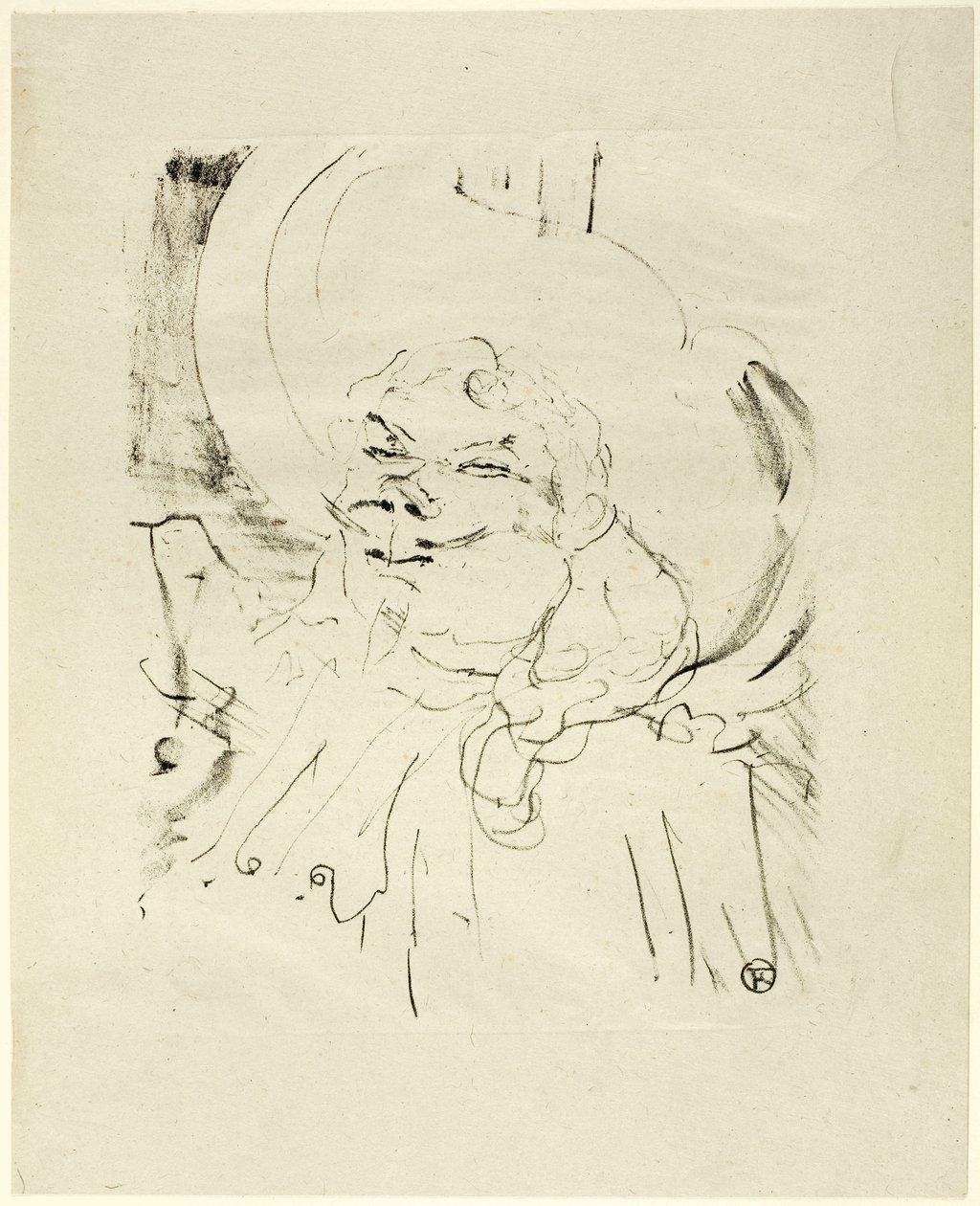 Coquelin den ældre, fra Treize Lithographies af Henri de Toulouse-Lautrec