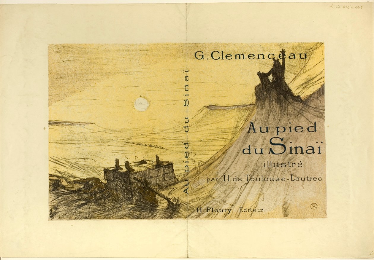 Cover for Ved foden af ​​Sinai af Henri de Toulouse-Lautrec