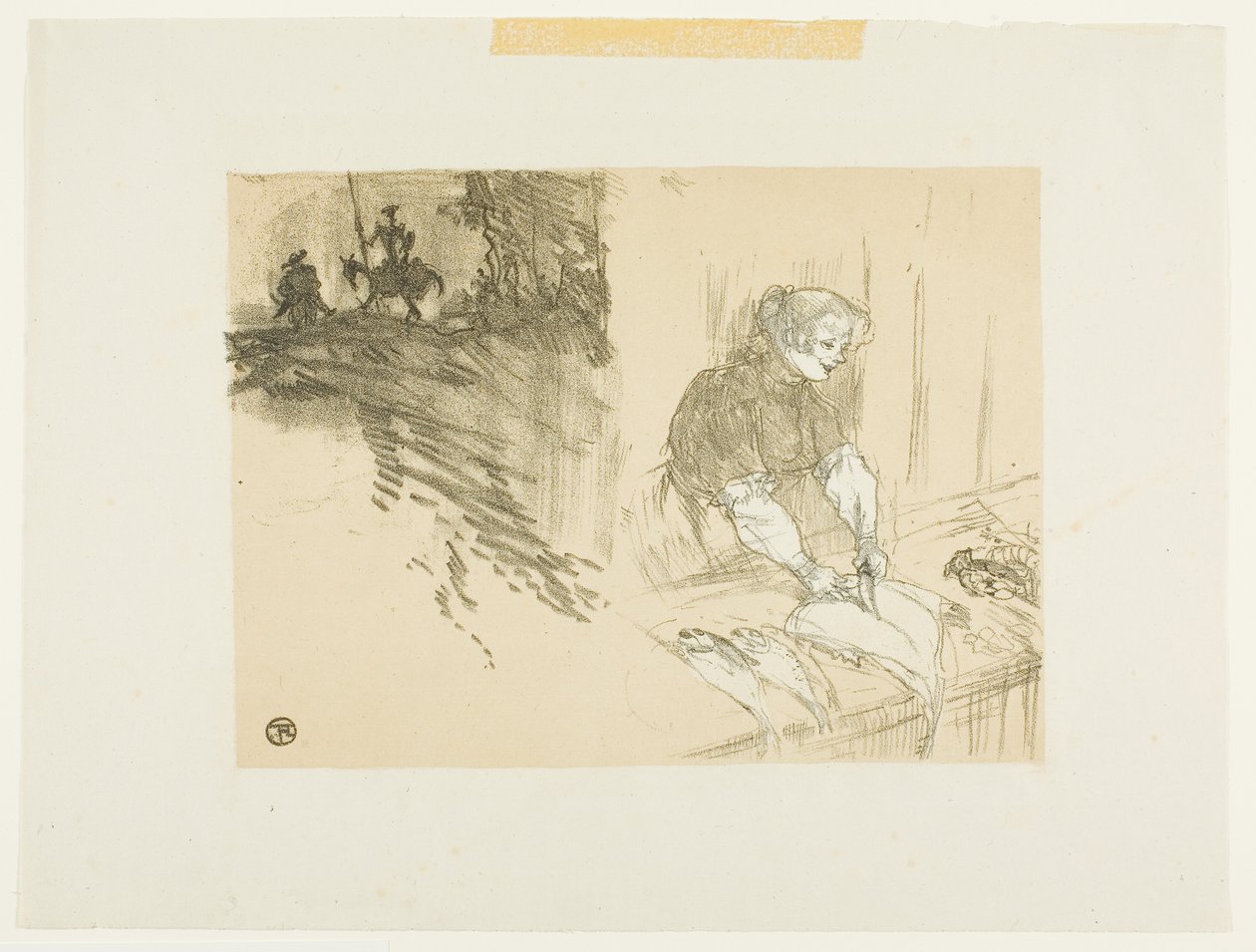 Cover til Les Courtes Joys af Henri de Toulouse-Lautrec