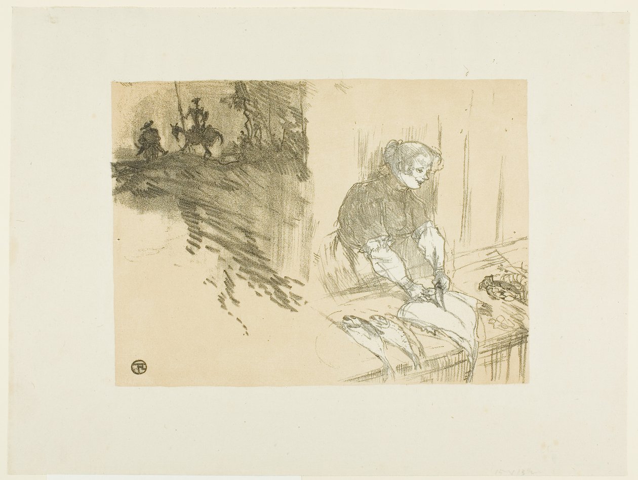 Cover til Les Courtes Joys af Henri de Toulouse-Lautrec