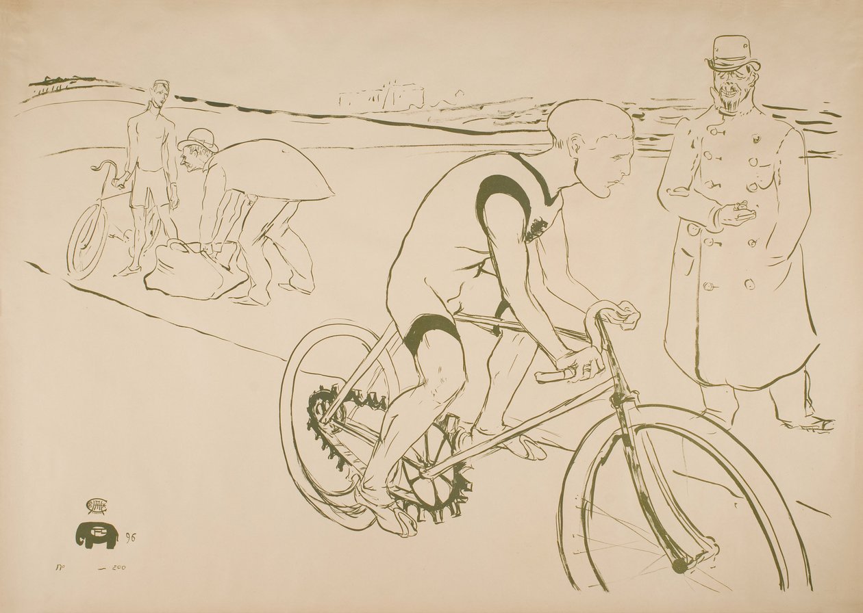 Cycle Michael af Henri de Toulouse-Lautrec