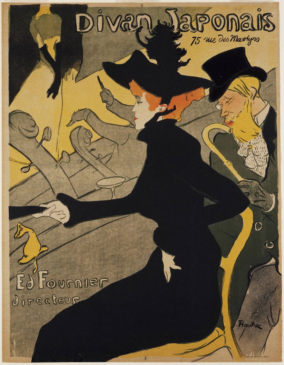 Divan Japonais af Henri de Toulouse-Lautrec