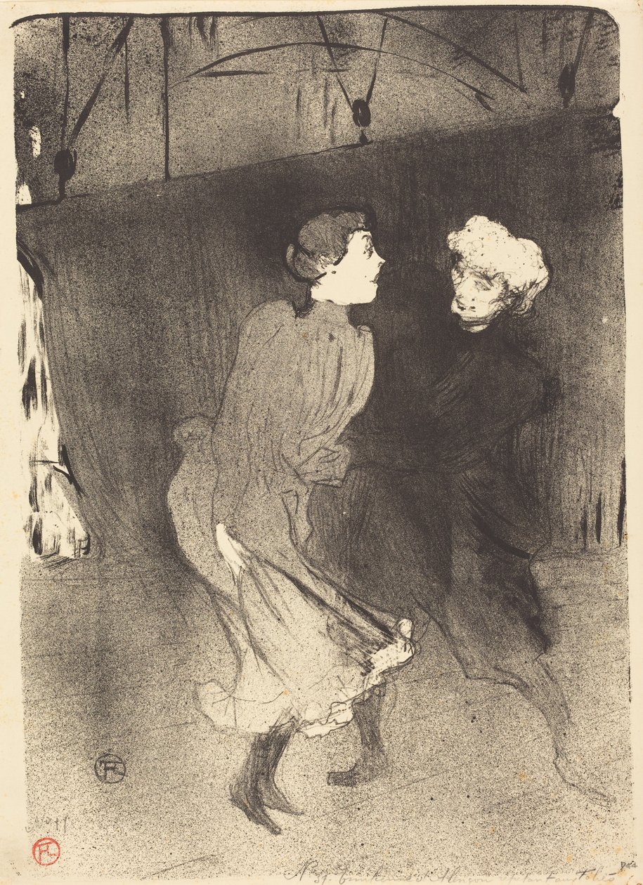 Generalprøve på Folies-Bergère af Henri de Toulouse-Lautrec