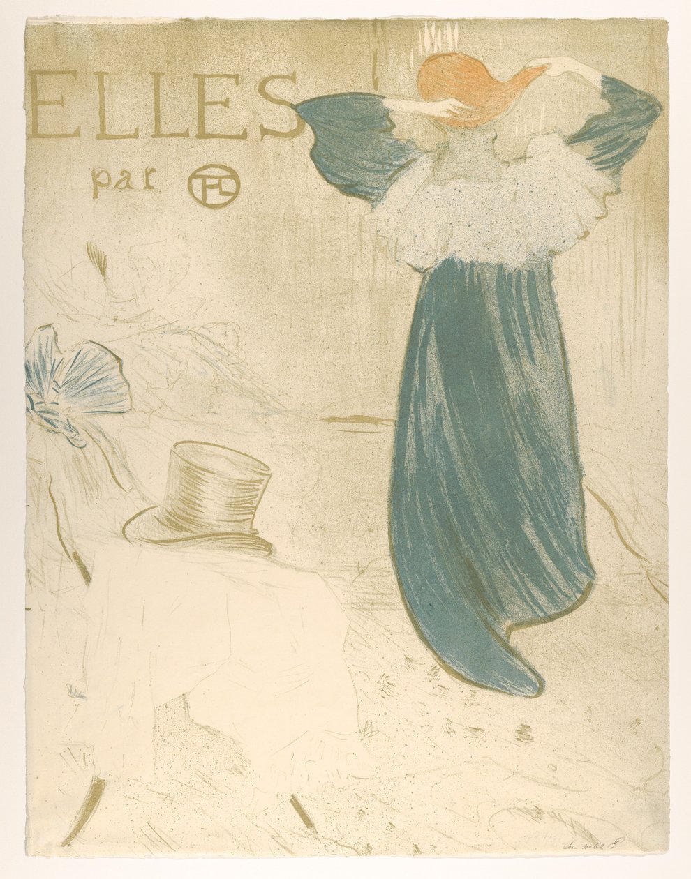 Elles (omslag til portfolio) af Henri de Toulouse-Lautrec