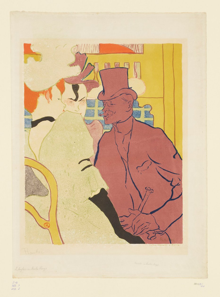 Englændere på Moulin Rouge af Henri de Toulouse Lautrec