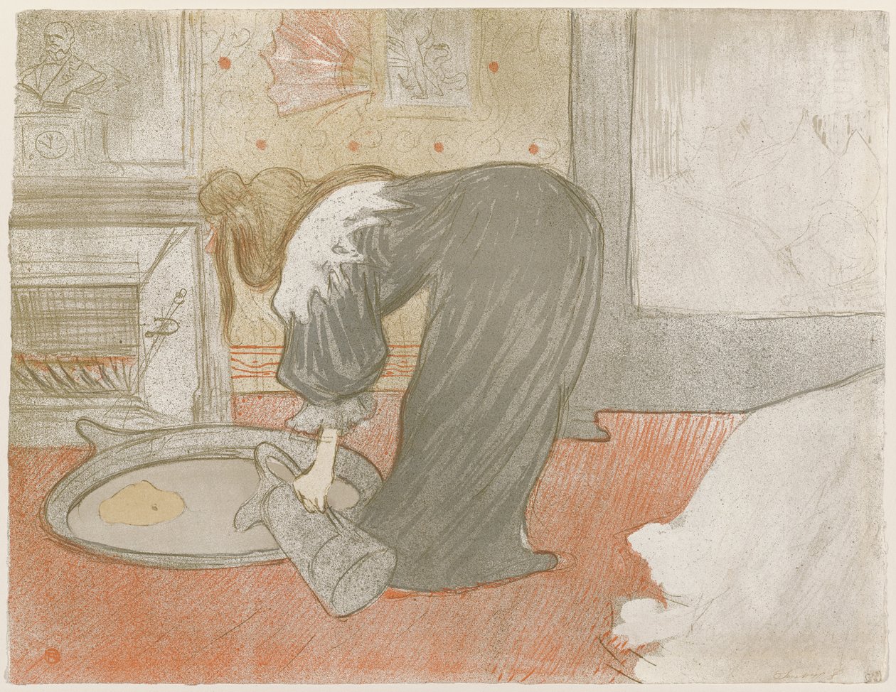 Kvinde i et badekar af Henri de Toulouse-Lautrec