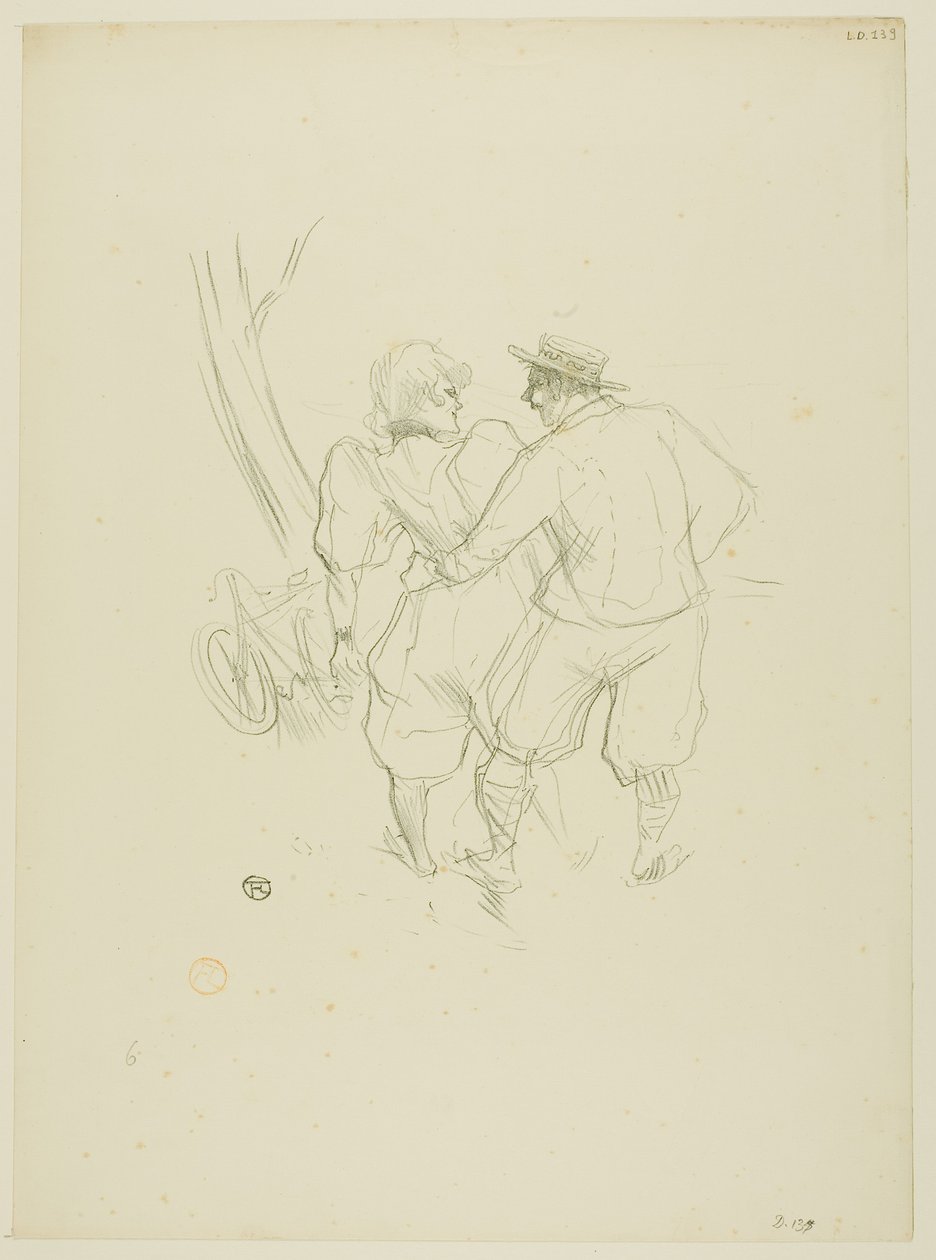 Floréal, fra Melodier af Désiré Dihau af Henri de Toulouse-Lautrec
