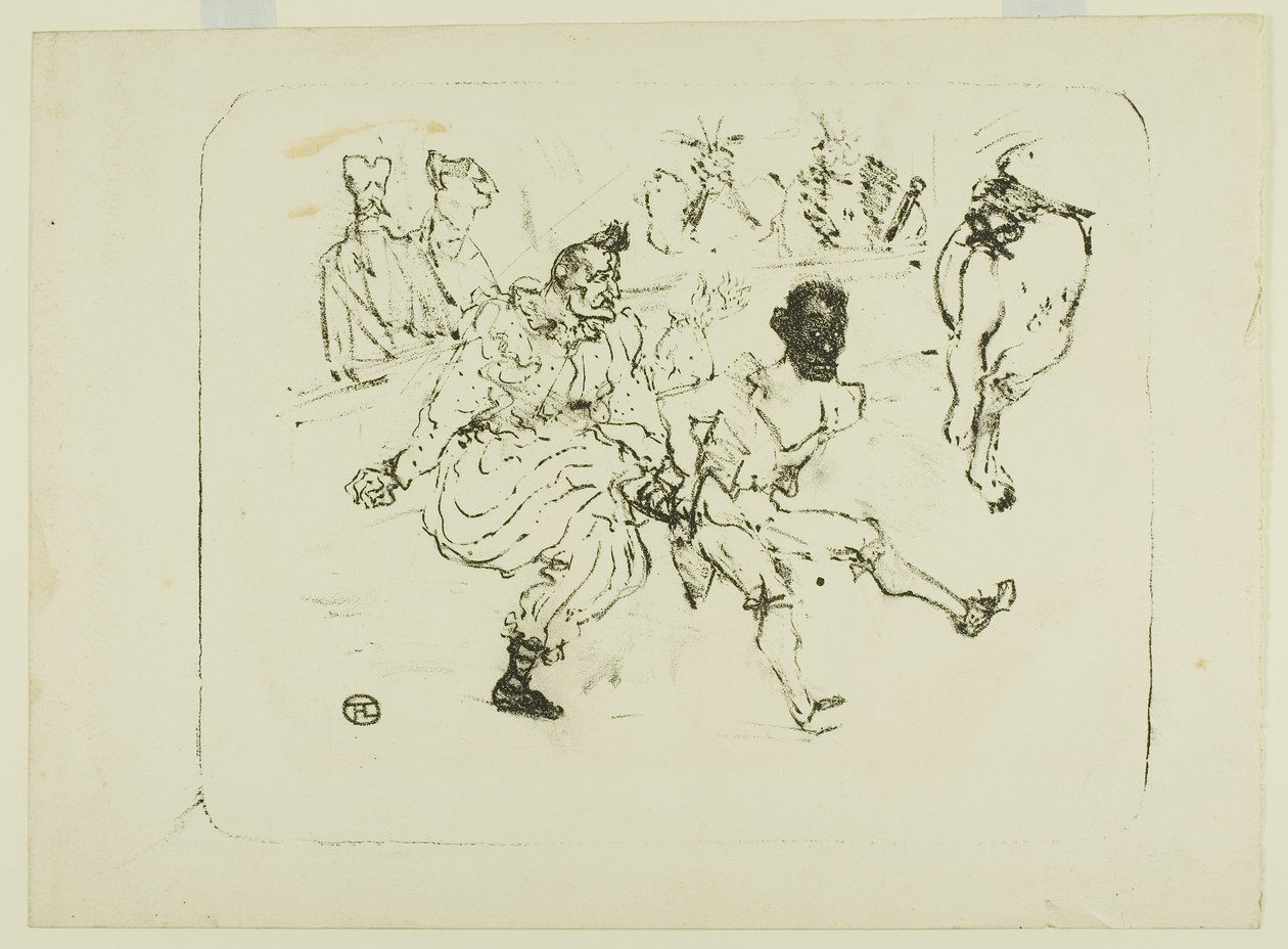 Footit og Chocolat af Henri de Toulouse-Lautrec