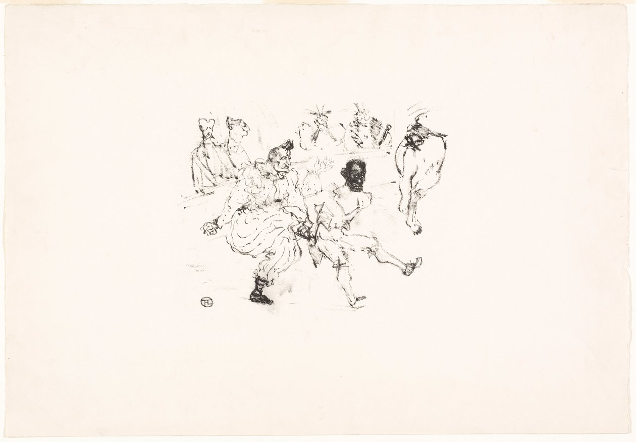 Footit og chokolade af Henri de Toulouse-Lautrec