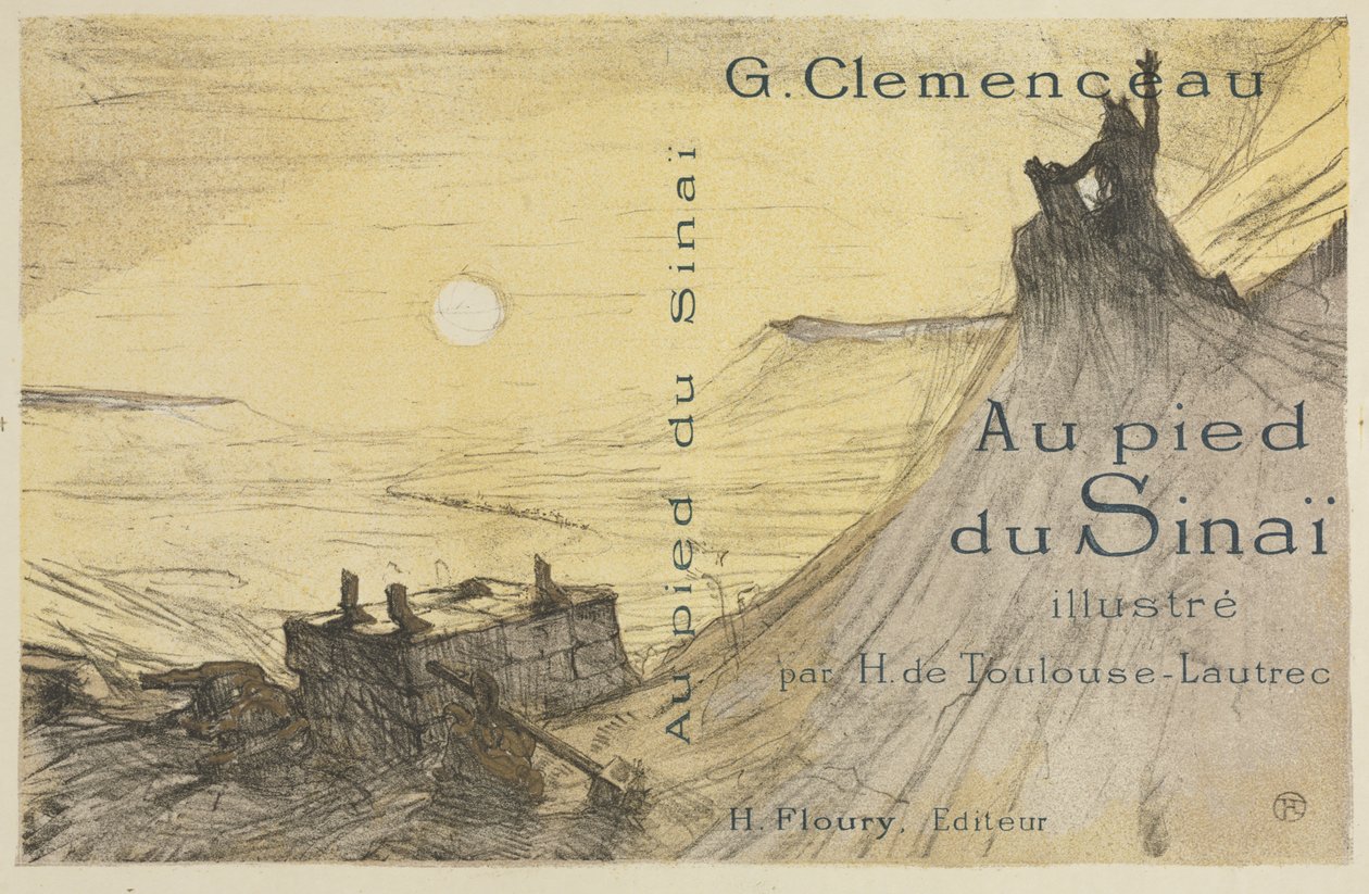 Ved foden af ​​Sinai: Dæk af Henri de Toulouse-Lautrec