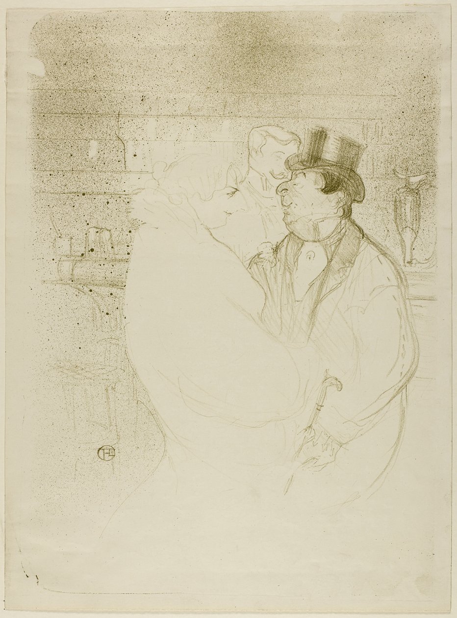 Ida Heath i baren af Henri de Toulouse-Lautrec