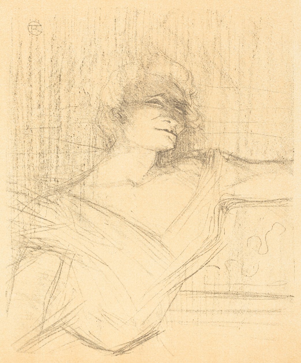 I "La glu" (I "La glu") af Henri de Toulouse-Lautrec