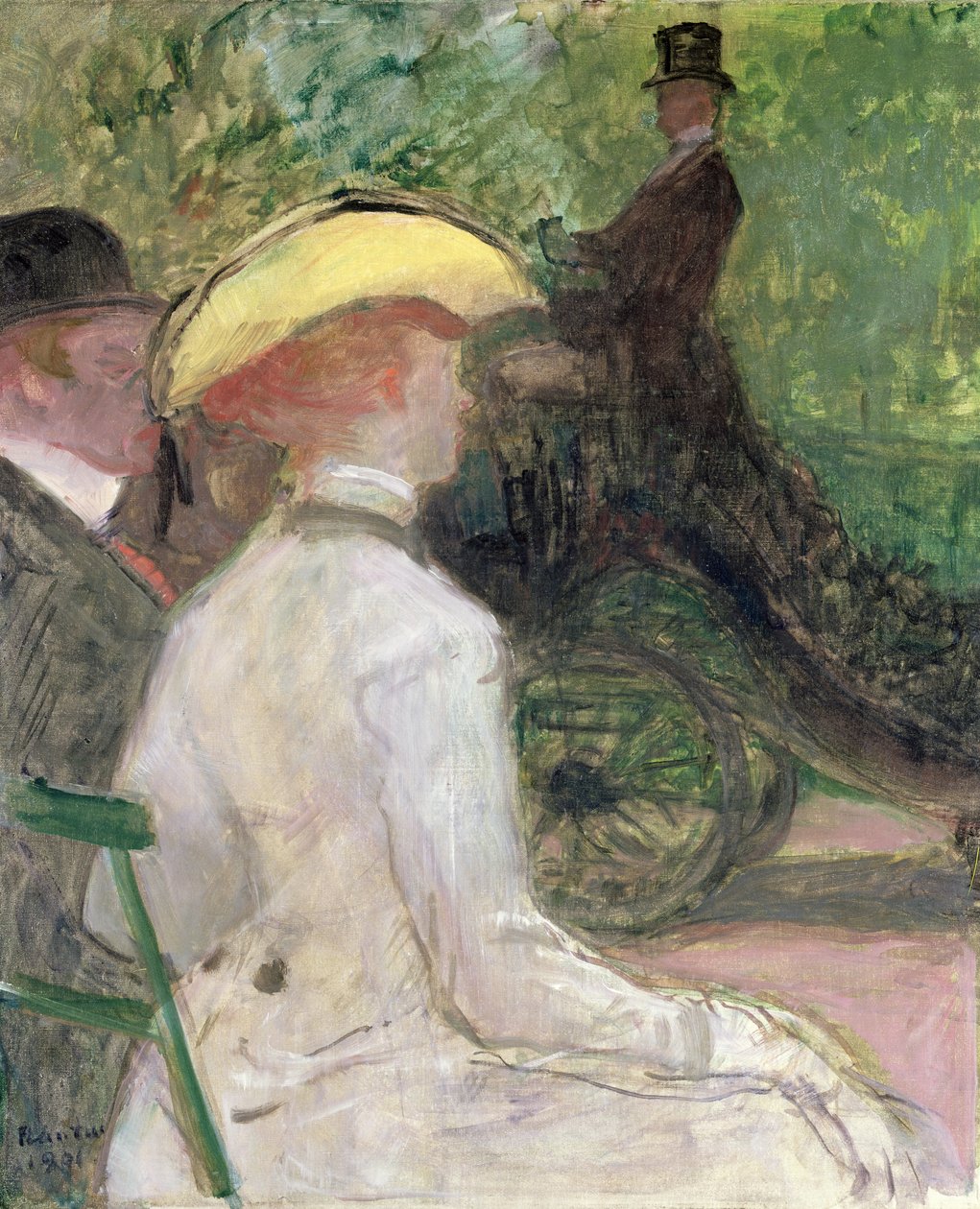 I Bois de Boulogne af Henri de Toulouse Lautrec