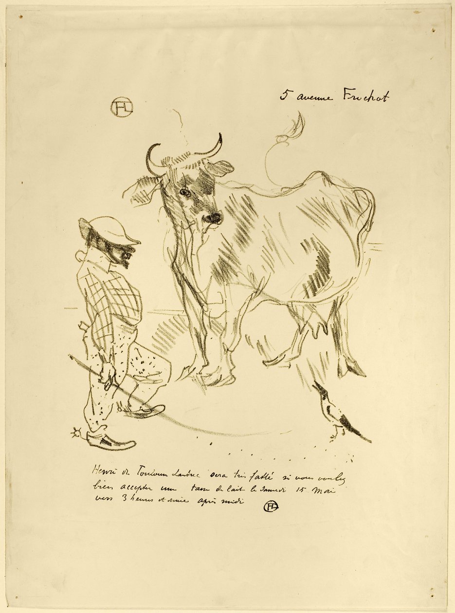 Invitation til et glas mælk af Henri de Toulouse-Lautrec