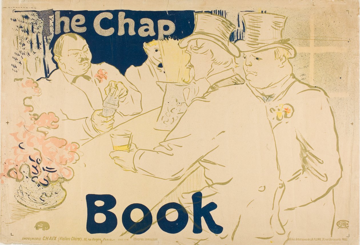 Irsk og amerikansk bar, Rue Royale - The Chap Book af Henri de Toulouse-Lautrec