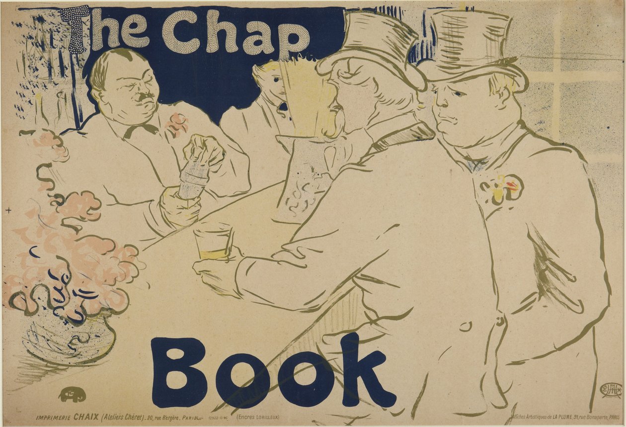 Irish and American Bar, Rue Royale – »The Chapbook« af Henri de Toulouse-Lautrec