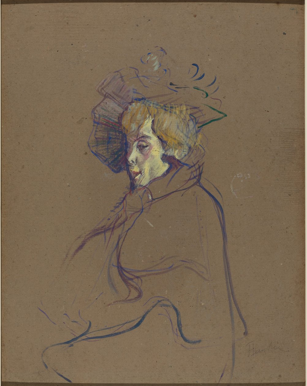 Jane Avril af Henri de Toulouse-Lautrec