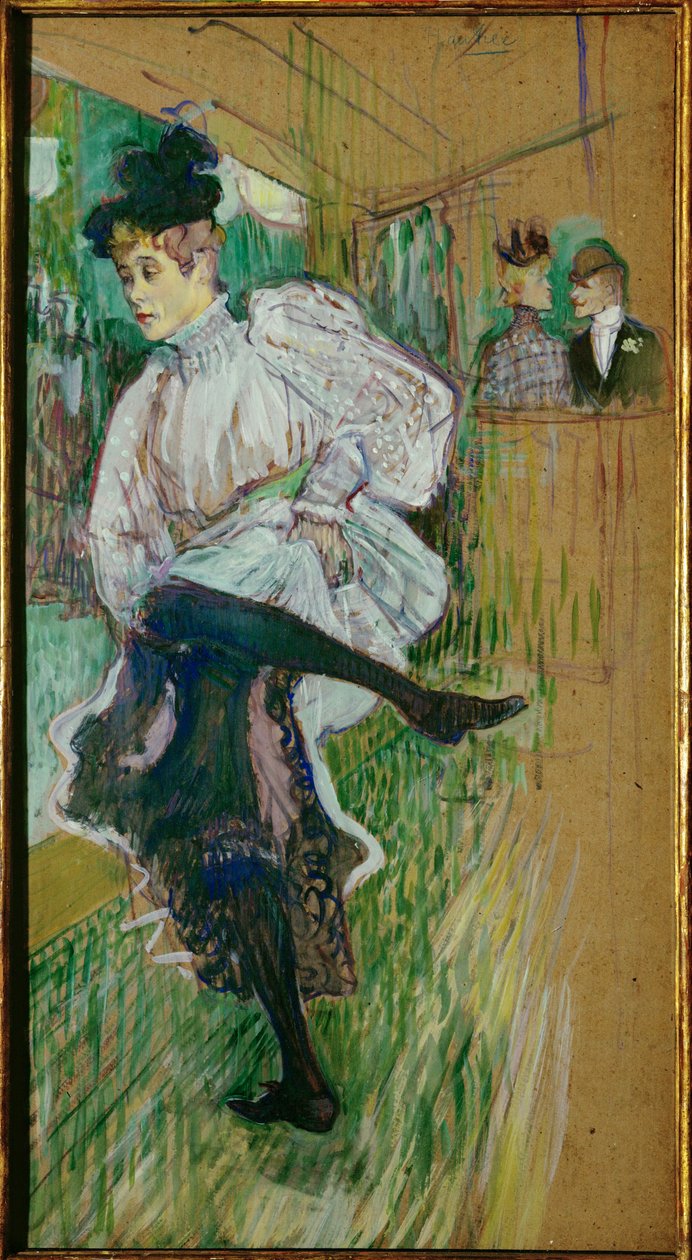 Jane Avril danser af Henri de Toulouse-Lautrec