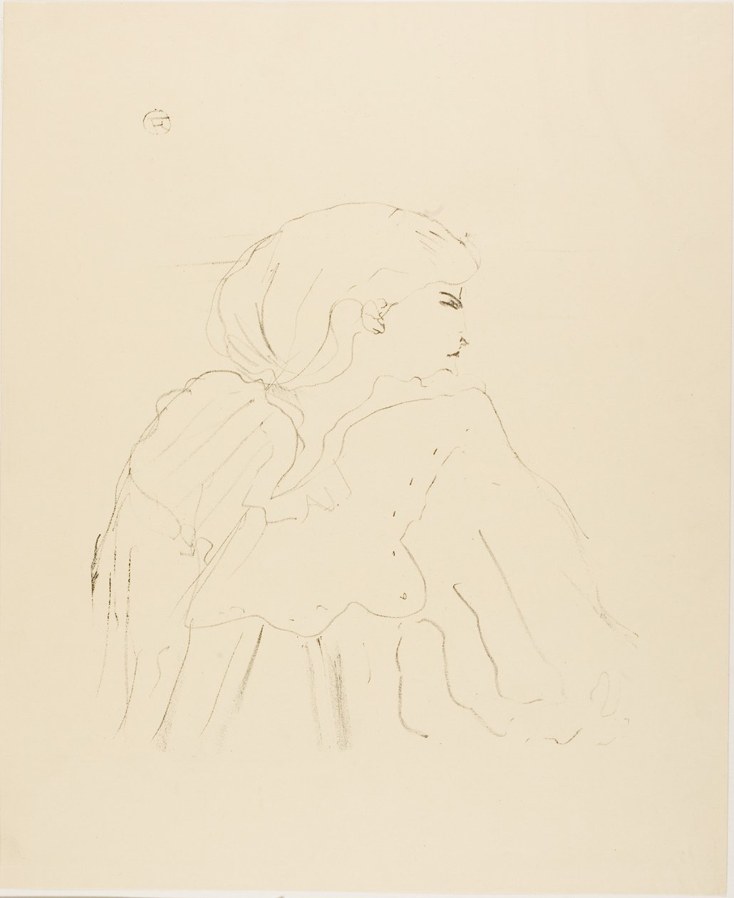 Jane Hading, fra Thirteen Lithographs af Henri de Toulouse-Lautrec