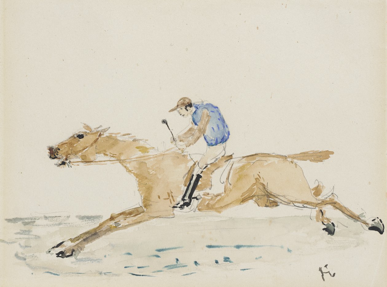 Galopjockey af Henri de Toulouse-Lautrec