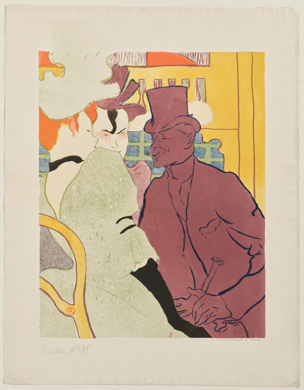 Englænderen Warener på Moulin-Rouge af Henri de Toulouse-Lautrec