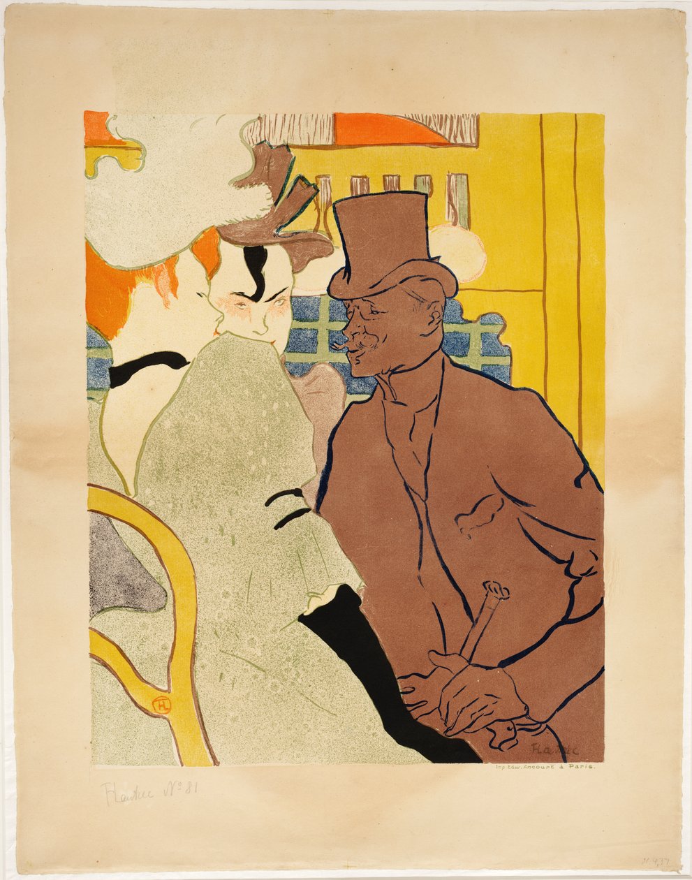 Engelsk i Moulin Rouge af Henri de Toulouse-Lautrec