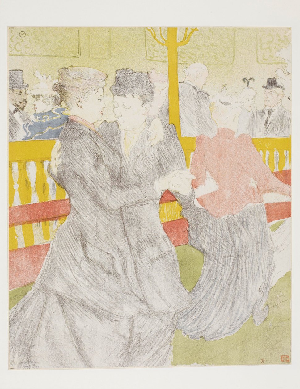 Dansen på Moulin Rouge af Henri de Toulouse-Lautrec