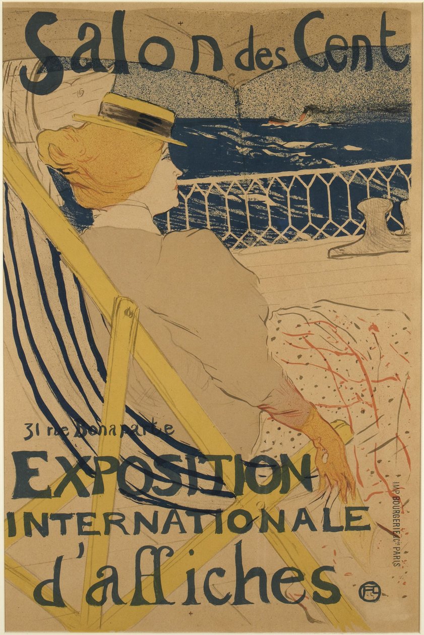 La Passagère du 54 – Promenade en Yacht (Passageren fra nummer 54 – På en sejltur) af Henri de Toulouse-Lautrec