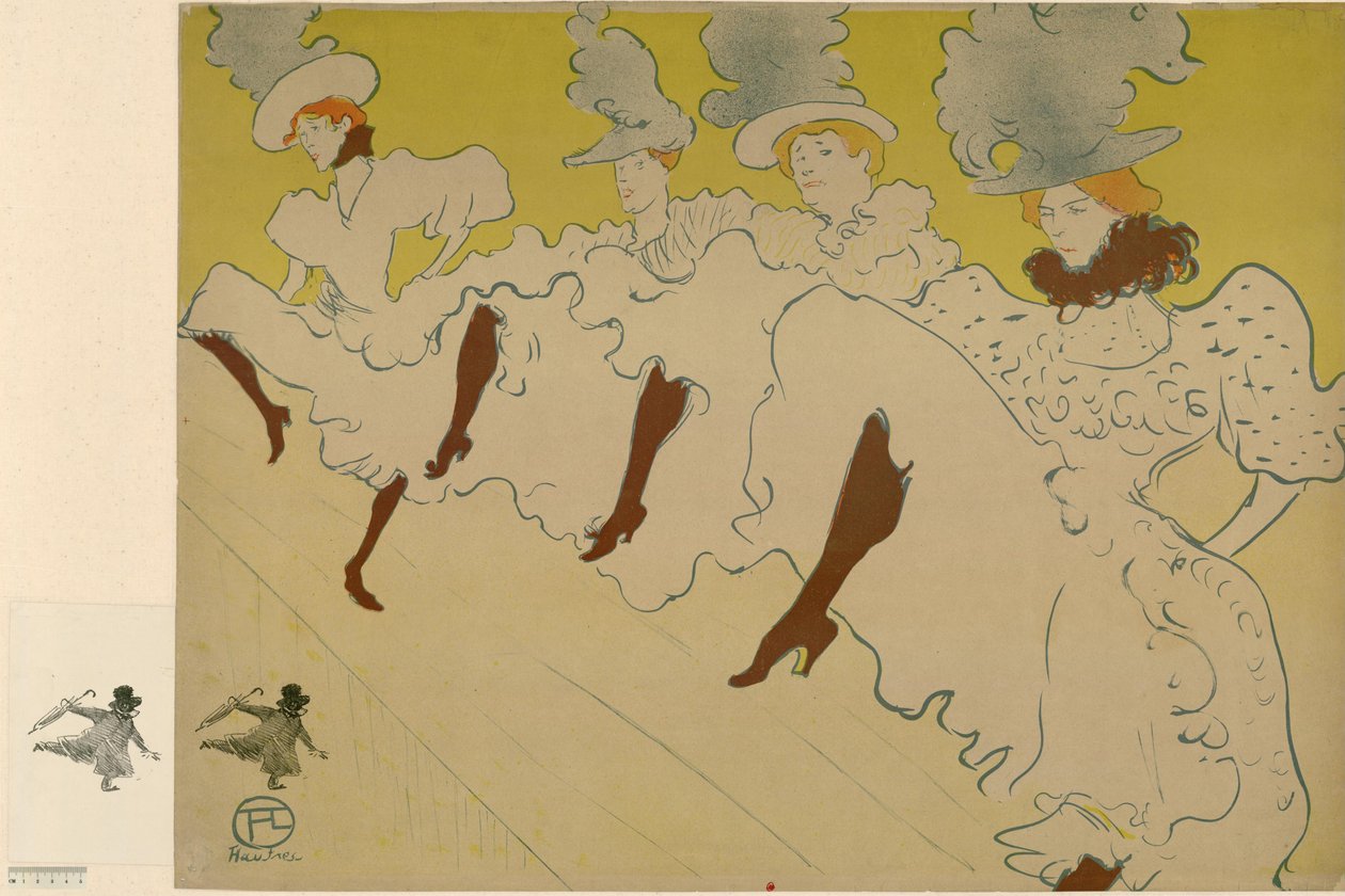 Mademoiselle Eglantines trup af Henri de Toulouse-Lautrec
