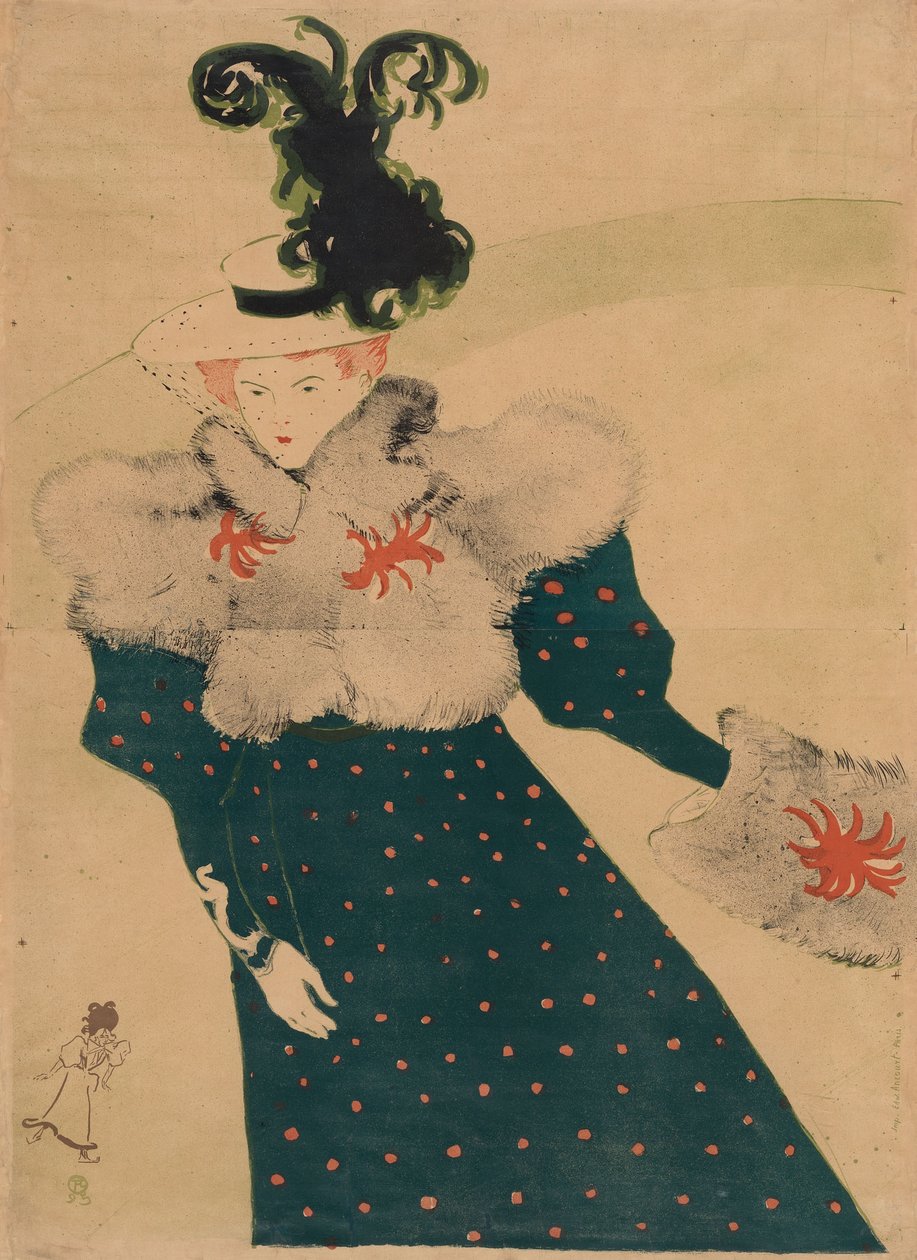 Det hvide blad af Henri de Toulouse-Lautrec