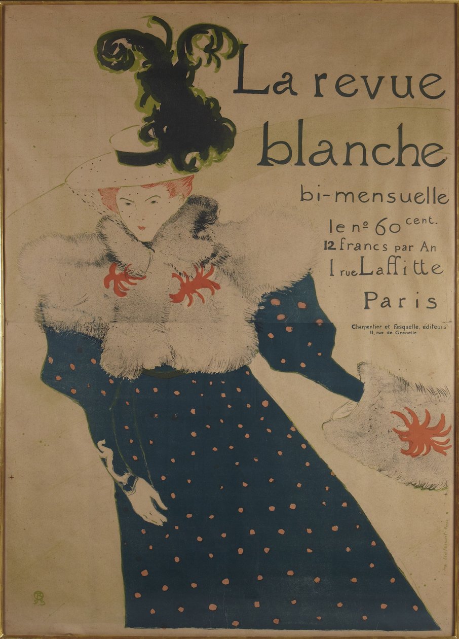 La revue blanche af Henri de Toulouse-Lautrec