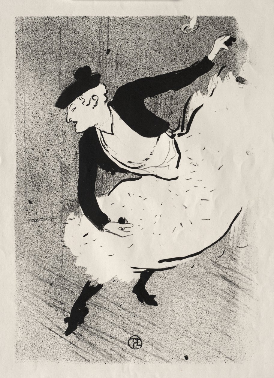 Le Café-koncert: Edmée Lescot af Henri de Toulouse-Lautrec