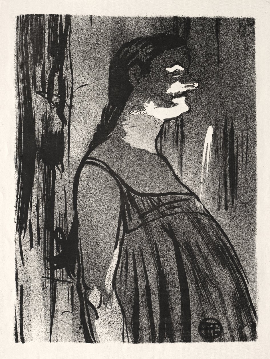 Café-koncerten: Fru Abdala af Henri de Toulouse-Lautrec