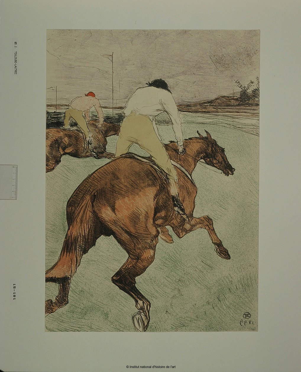 Jockeyen [prøvetryk b] af Henri de Toulouse-Lautrec
