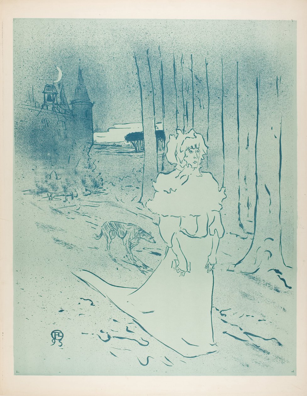 Tocsin af Henri de Toulouse-Lautrec