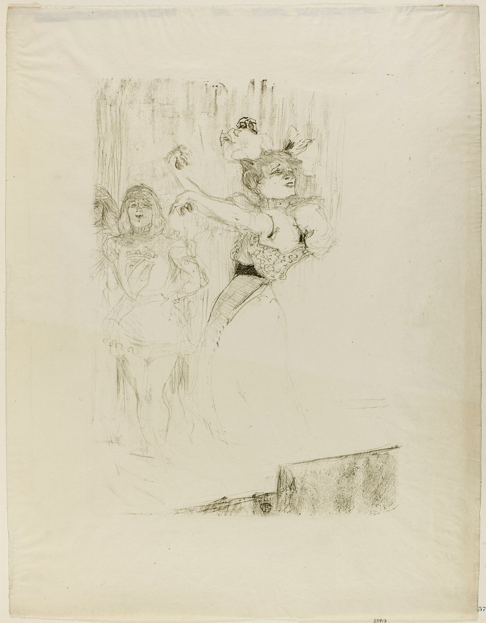 Långiver Danser Boleroen i Chilpéric af Henri de Toulouse-Lautrec