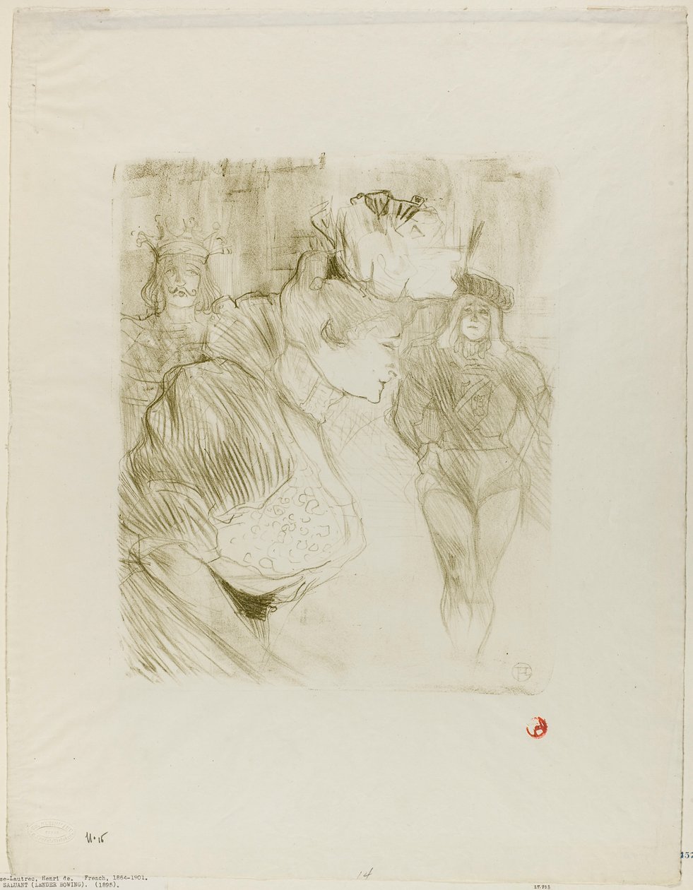 Långiver tager en bue af Henri de Toulouse-Lautrec