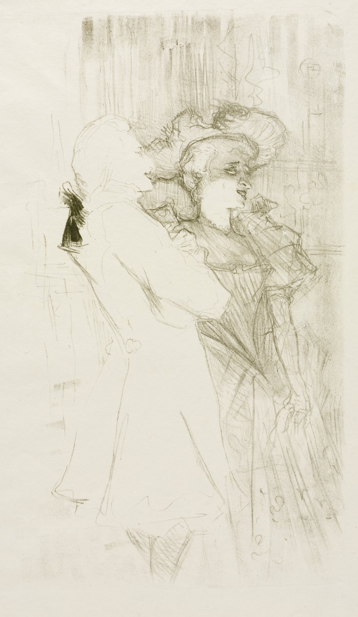 Lender og Auguez i "The Song of Fortune" af Henri de Toulouse-Lautrec