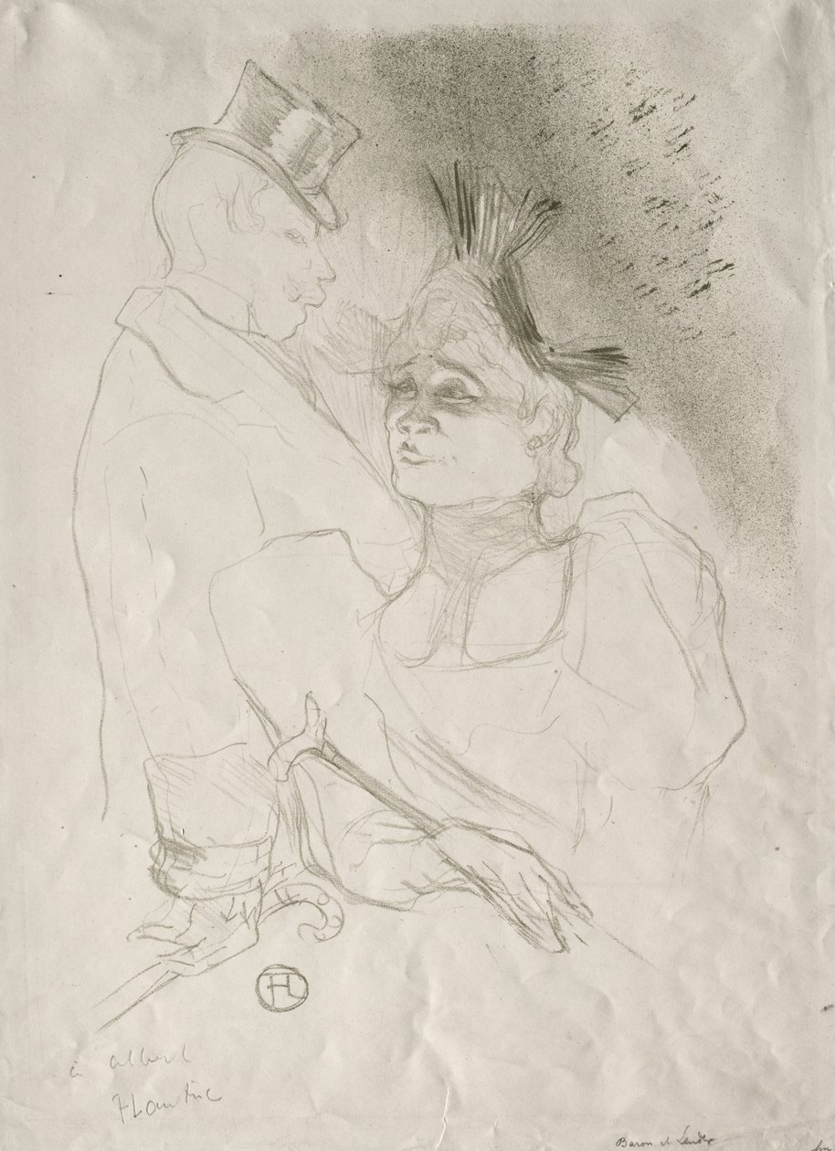 Långiver og Baron af Henri de Toulouse-Lautrec