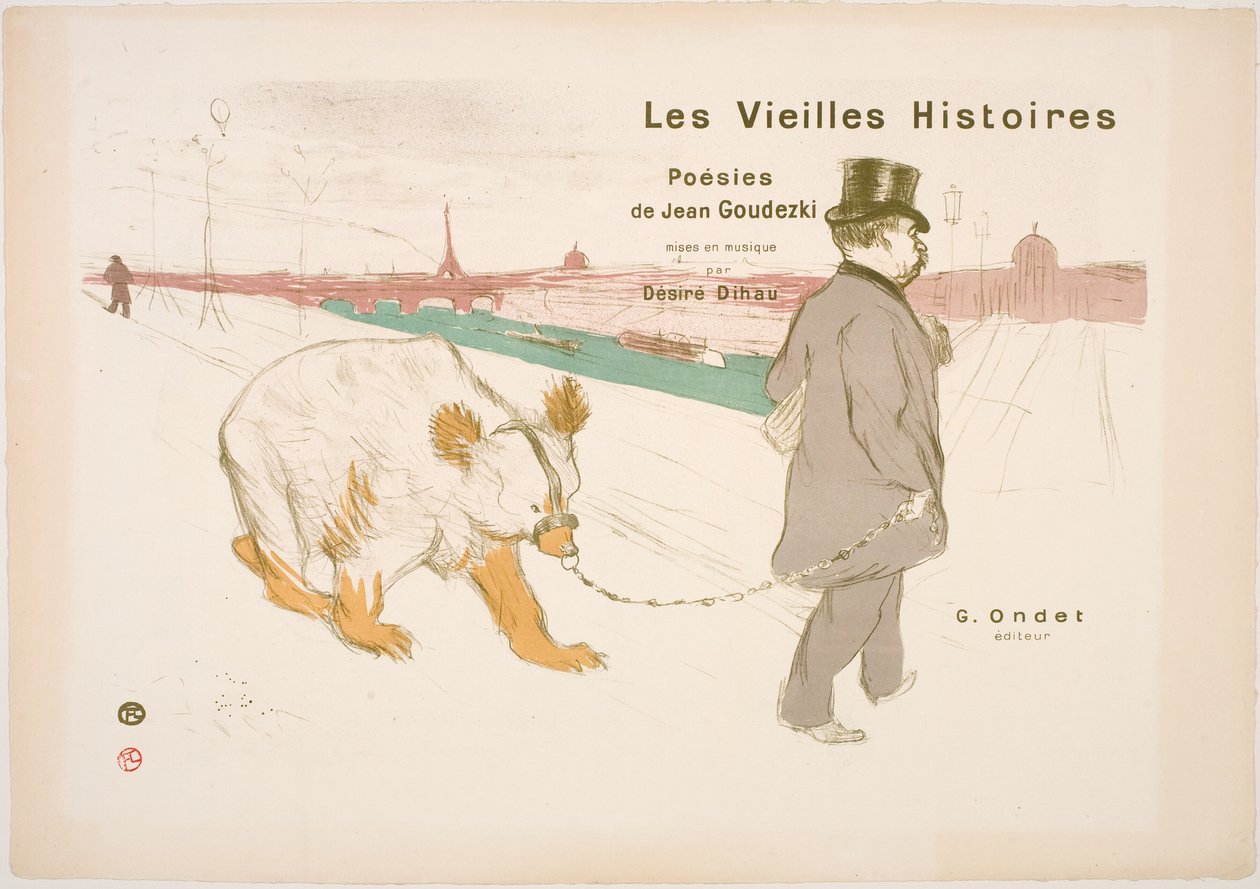 Gamle Historier, Omslag af Henri de Toulouse-Lautrec