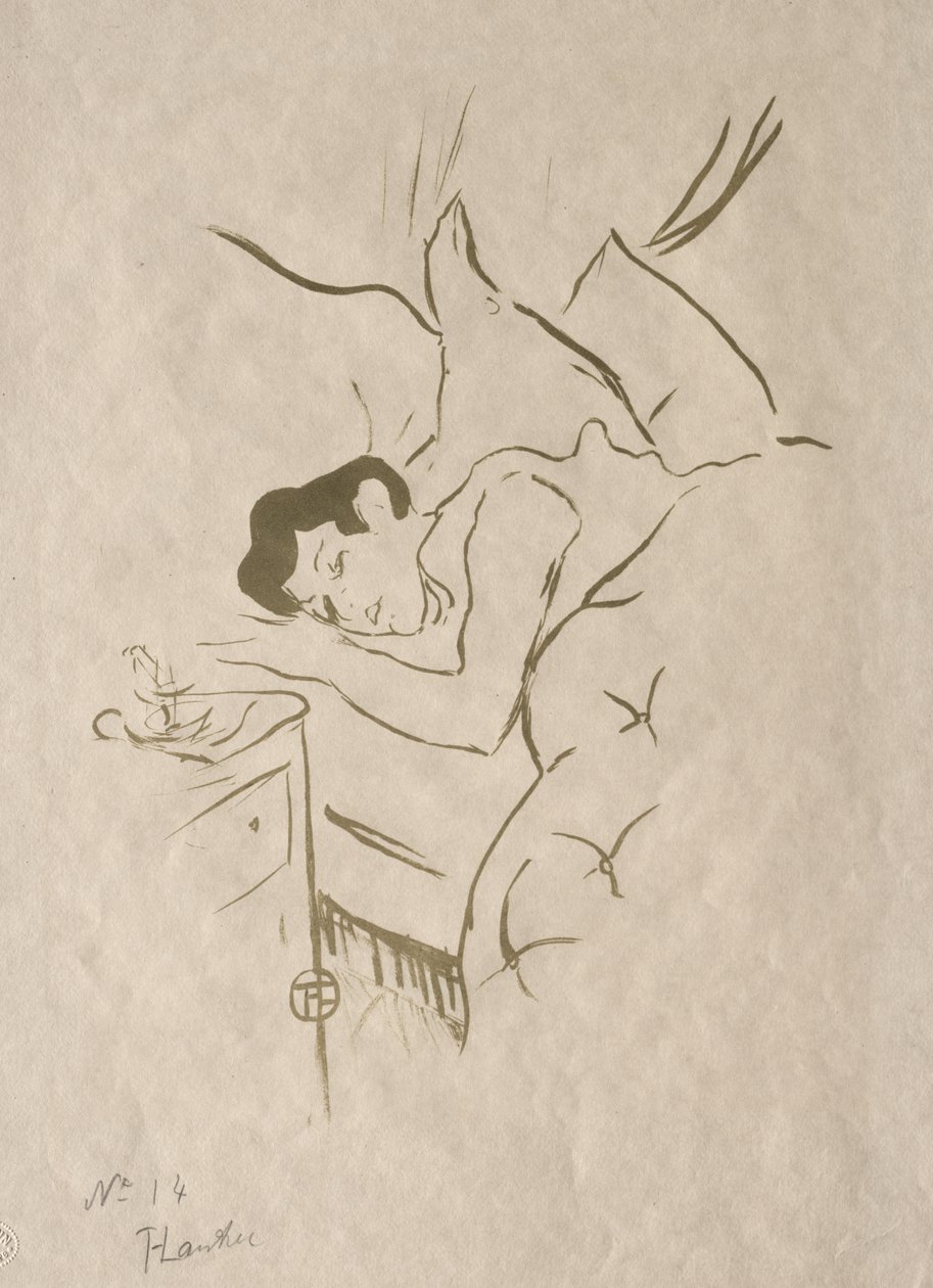 De gamle historier: din mund af Henri de Toulouse-Lautrec