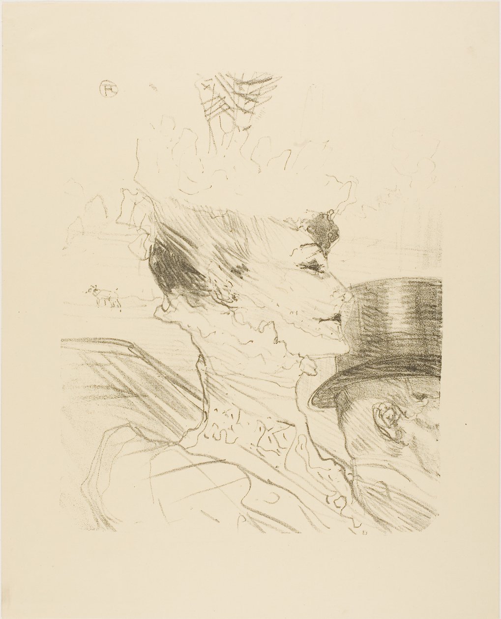 Louise Balthy, fra Treize Lithographies af Henri de Toulouse-Lautrec