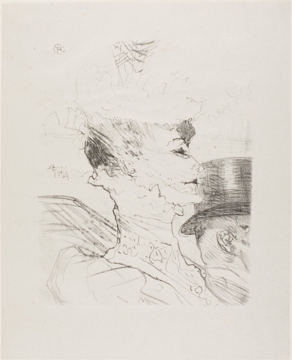 Louise Balthy, fra Treize Lithographies af Henri de Toulouse-Lautrec