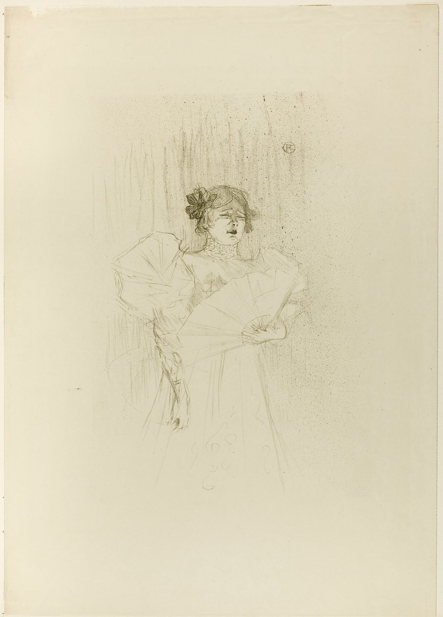 Luce Myres, set forfra af Henri de Toulouse-Lautrec