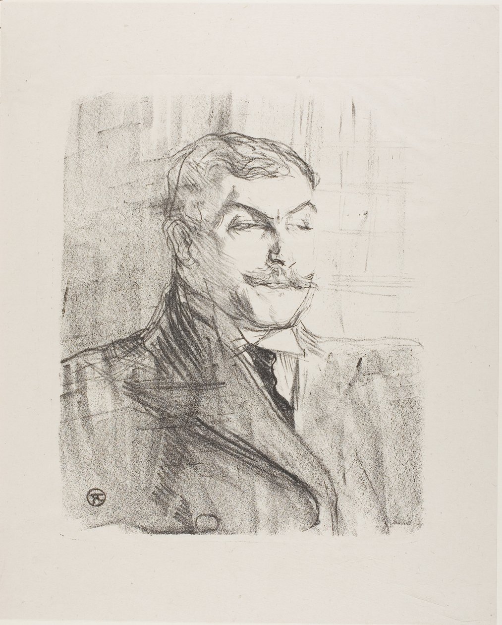 Lucien Guitry, fra Treize Lithographies af Henri de Toulouse-Lautrec