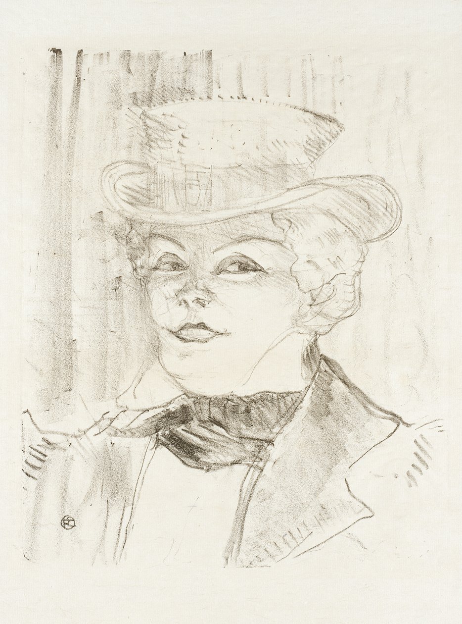 Fru Réjane af Henri de Toulouse-Lautrec
