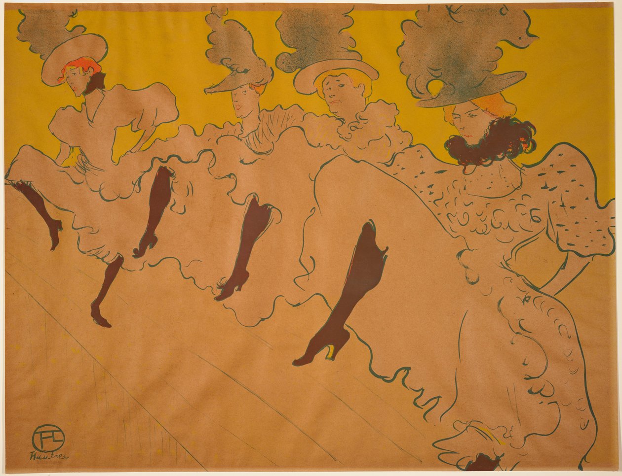 Mademoiselle Eglantines trup af Henri de Toulouse-Lautrec
