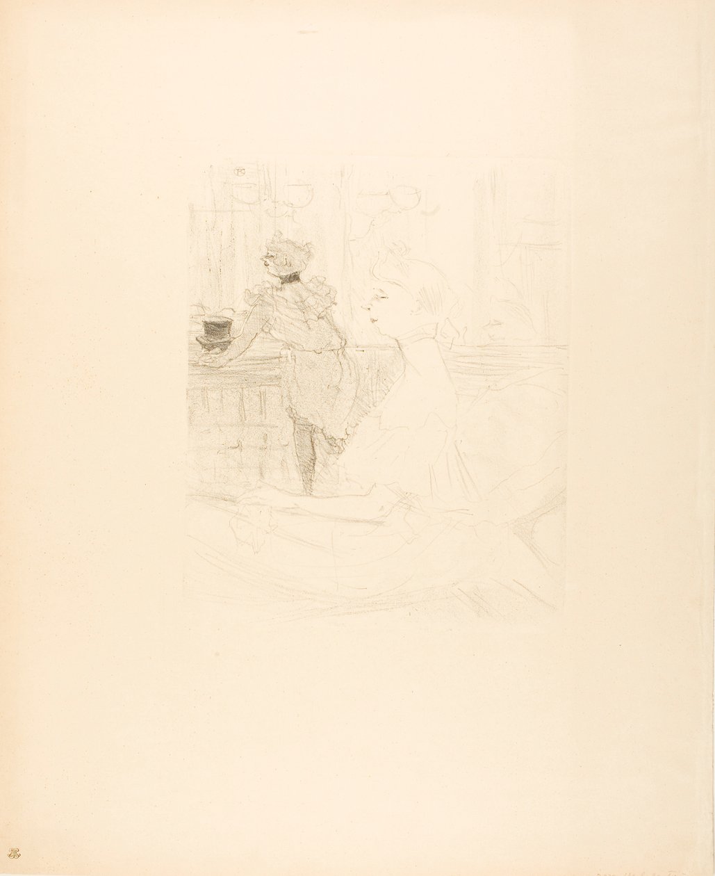 Frøken Leconte af Henri de Toulouse-Lautrec
