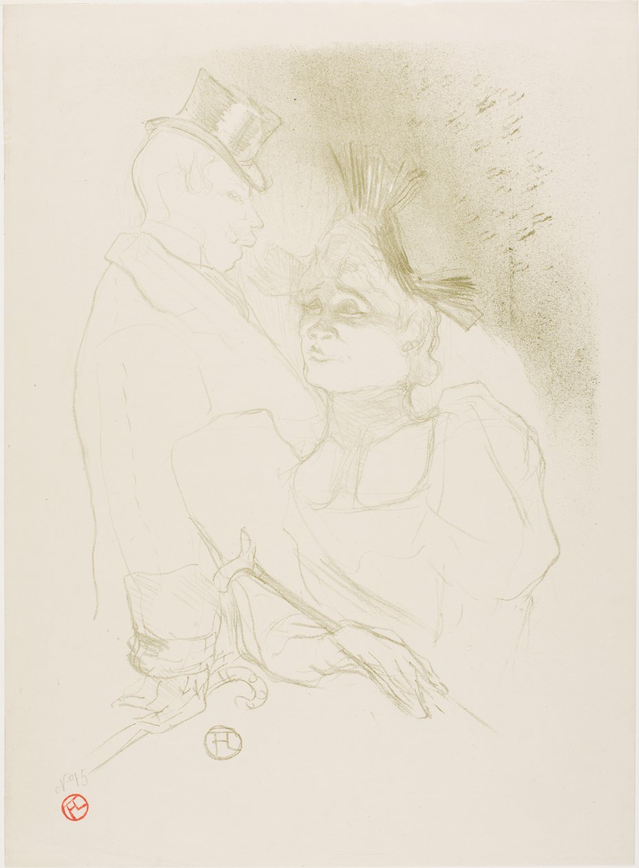 Mademoiselle Lender og Baron af Henri de Toulouse-Lautrec